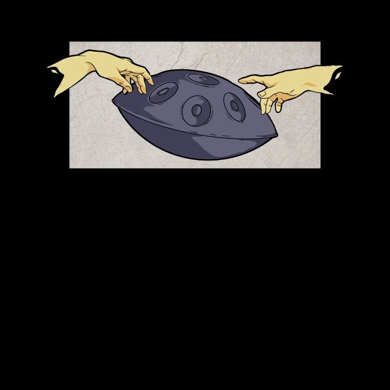 Handpan-Trommeln Cooler Handpan-Spieler