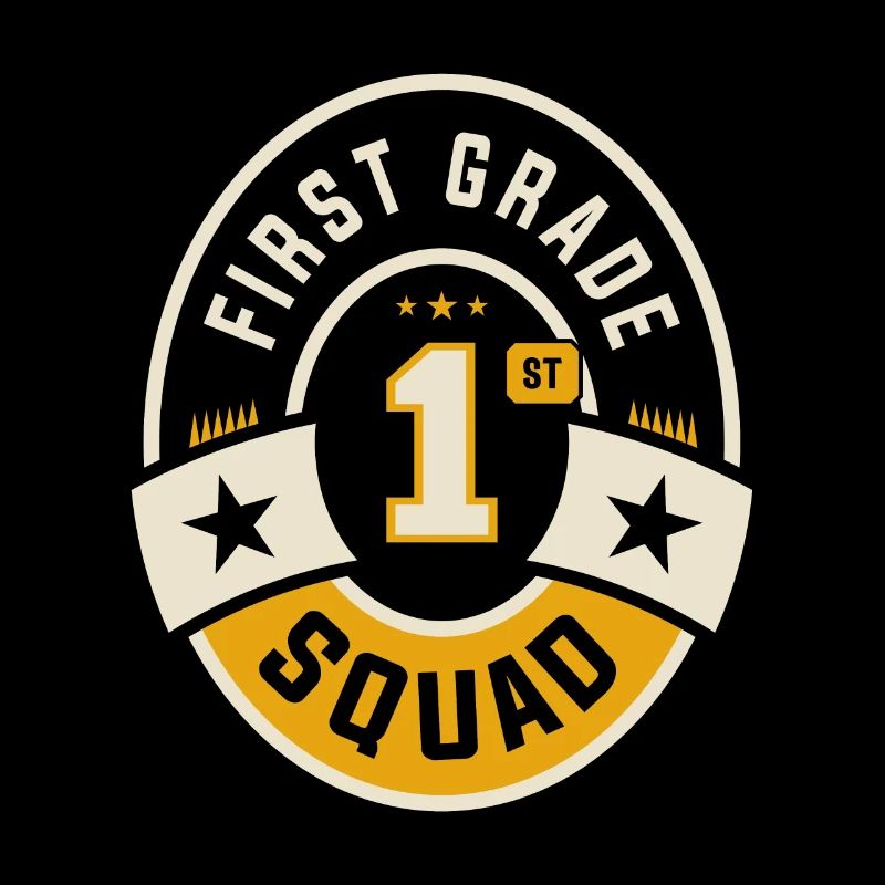First 1st Grade Squad Team Back To School