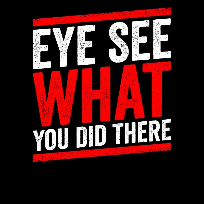Ophthalmologist's eye you can see what they did there