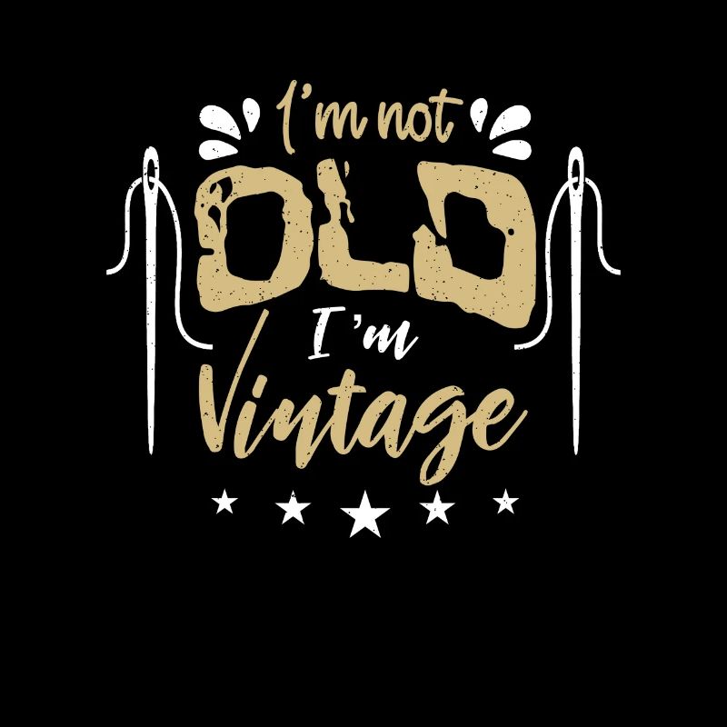 Cross Stitch I'm Not Old I'm Vintage Needlepoint