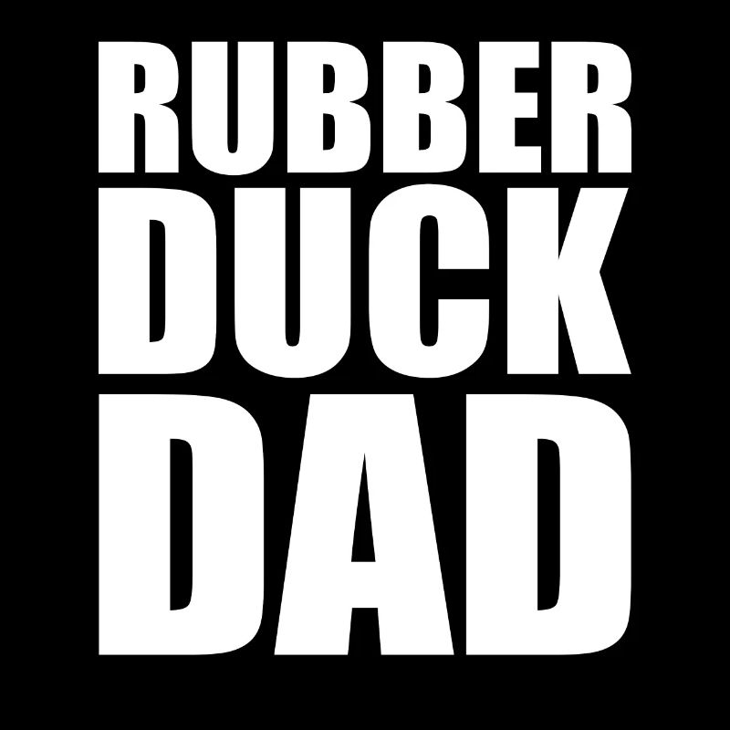 Duckling Duckie Men Father Rubber Duck Dad