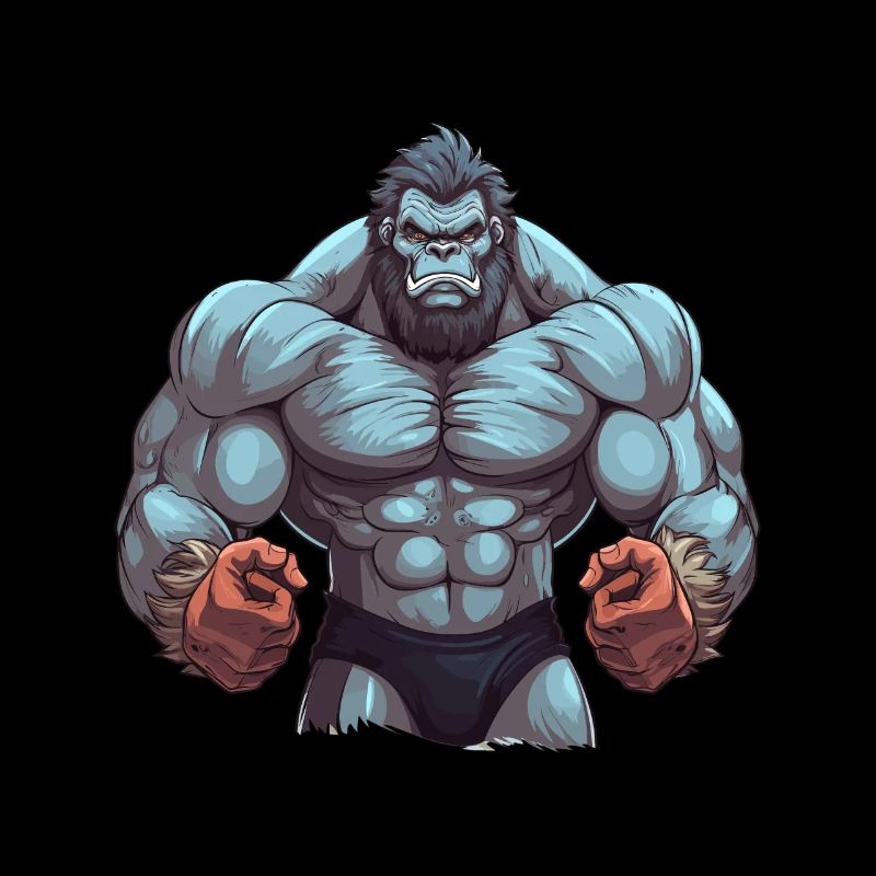 Bodybuilder Gorilla
