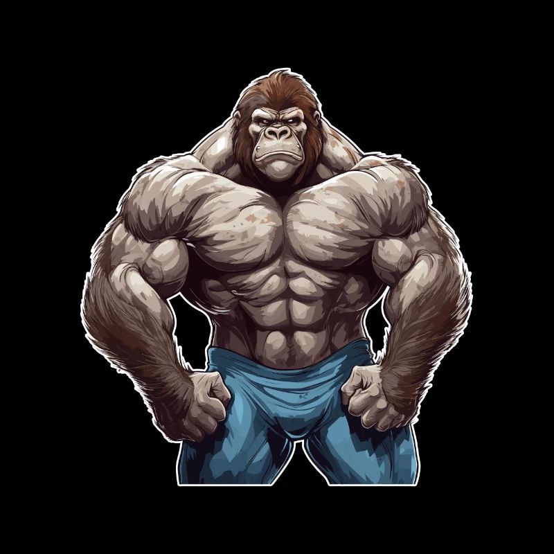 Bodybuilder Gorilla