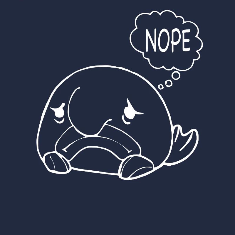 Costume de Blobfish - Visage de poisson Blob laid -