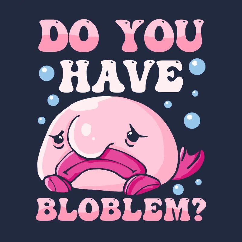 Blobfish Costume - Ugly Blob Fish Face -