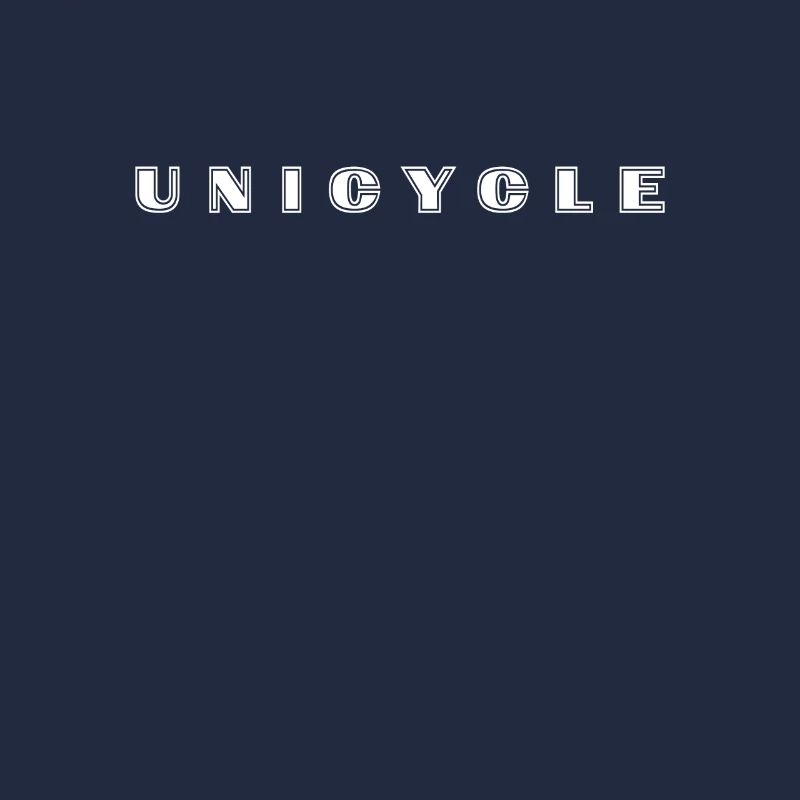 Lettrage monocycle
