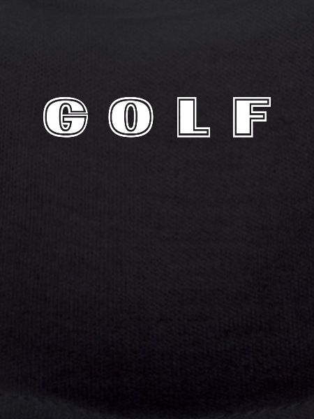 Lettrage de golf