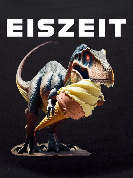 Eiszeit mit Dinosaurier