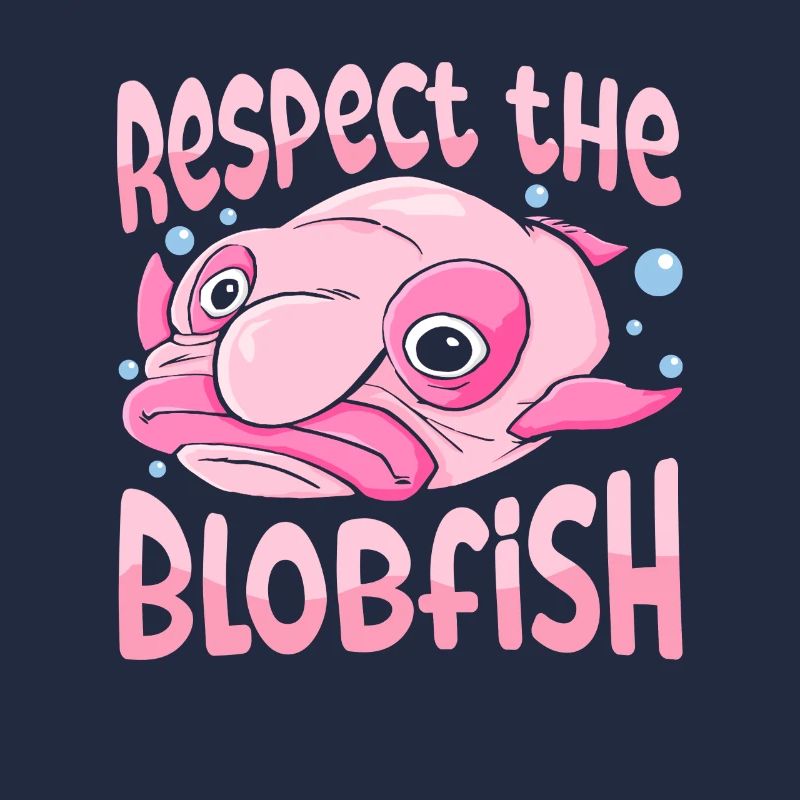 Blobfish Costume - Ugly Blob Fish Face -