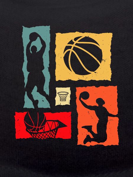 Basketball Retro Basketball Player