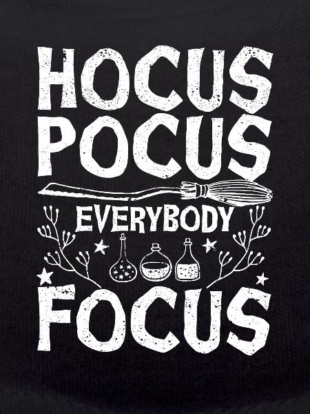 Hocus-pocus Everybody concentrates funny