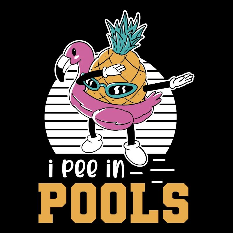 Ich Pinkle In Pools Schwimmwitz Lustige