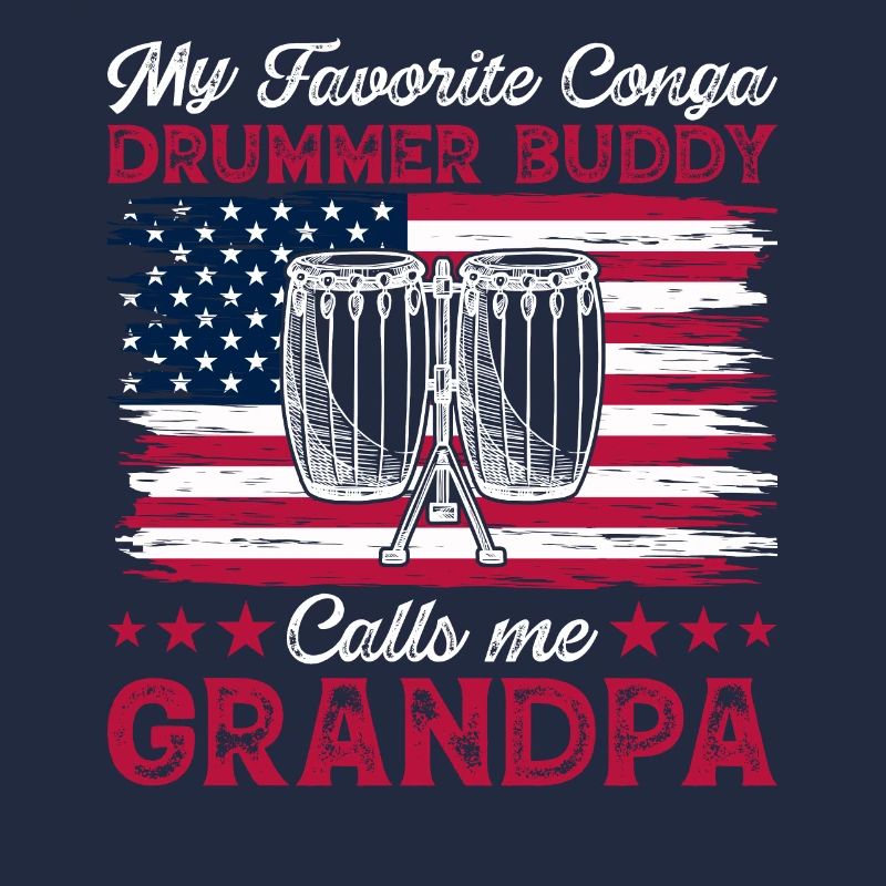 Conga Drummer Grandpa Conga Drums Conga Player