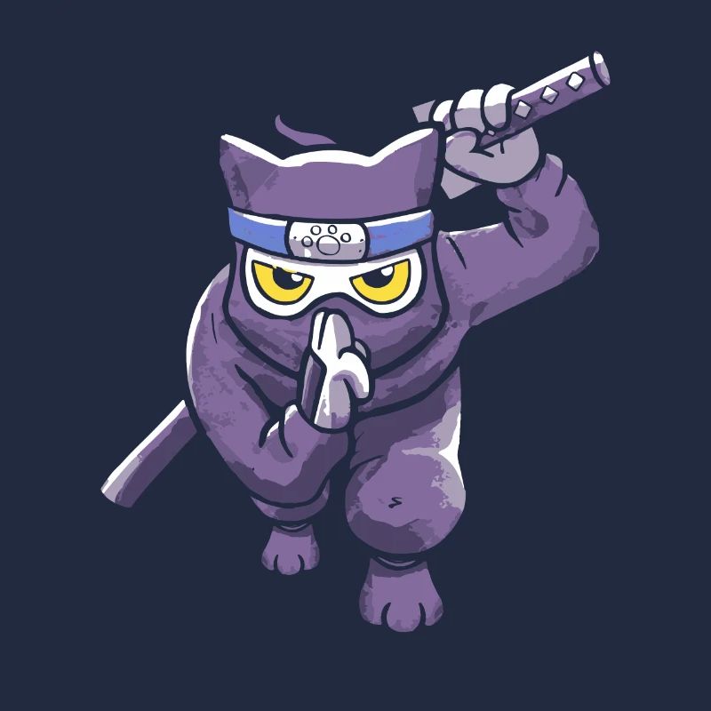 Samurai Japan Ninja Anime Cat