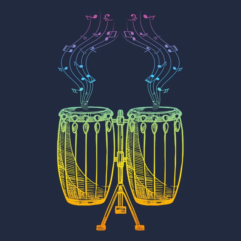 Conga Music Notes Conga Player Conga Drums Conga D