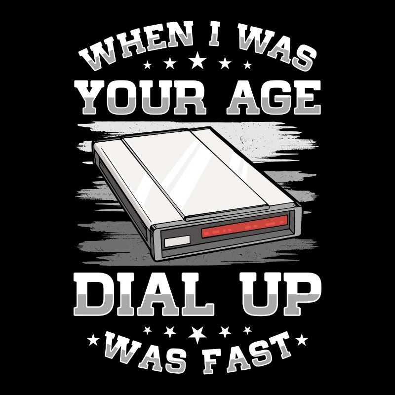 90er Nostalgie Retro 90er Einwahl Internet Vintage
