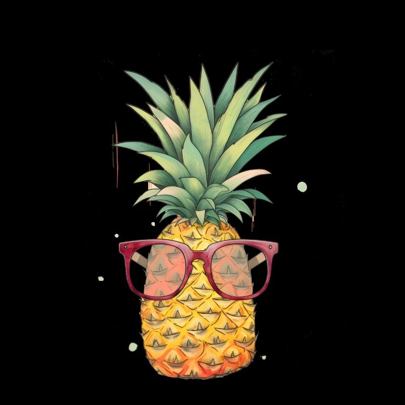 Pineapple Sunglasses Beach Hawaiian Holidays