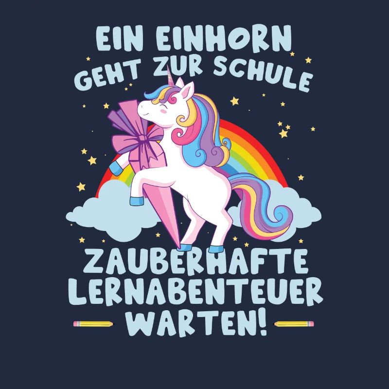Einschulung Einhorn Mädchen Grundschule