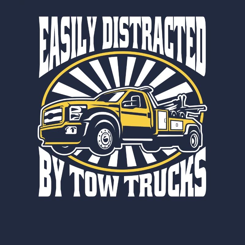 Easily Distracted By Tow Trucks Abschlepper