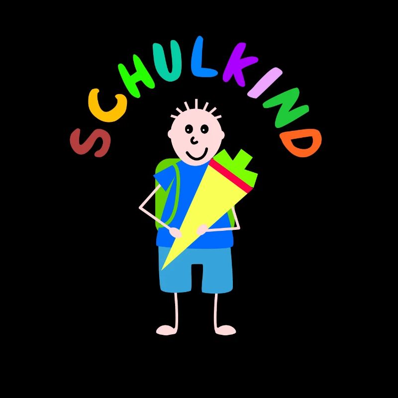 Strichmännchen Schulkind