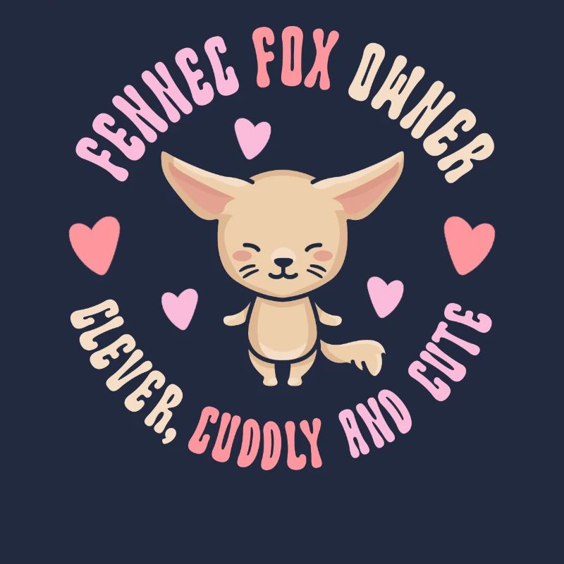 Fennec Fox Propriétaire Clever Cuddly mignon