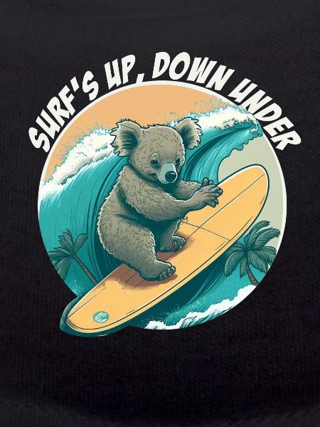 Down under surfender Koalabär