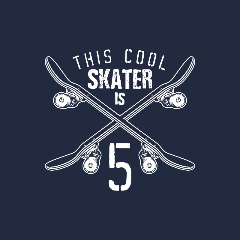 This cool skater is 5