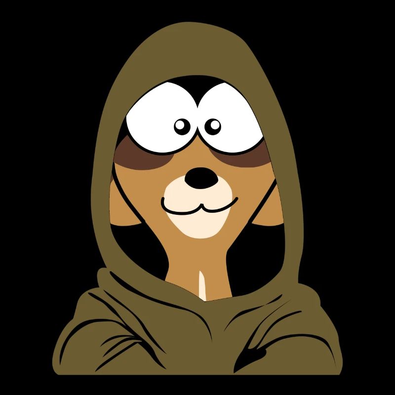 Suricate avec capuche