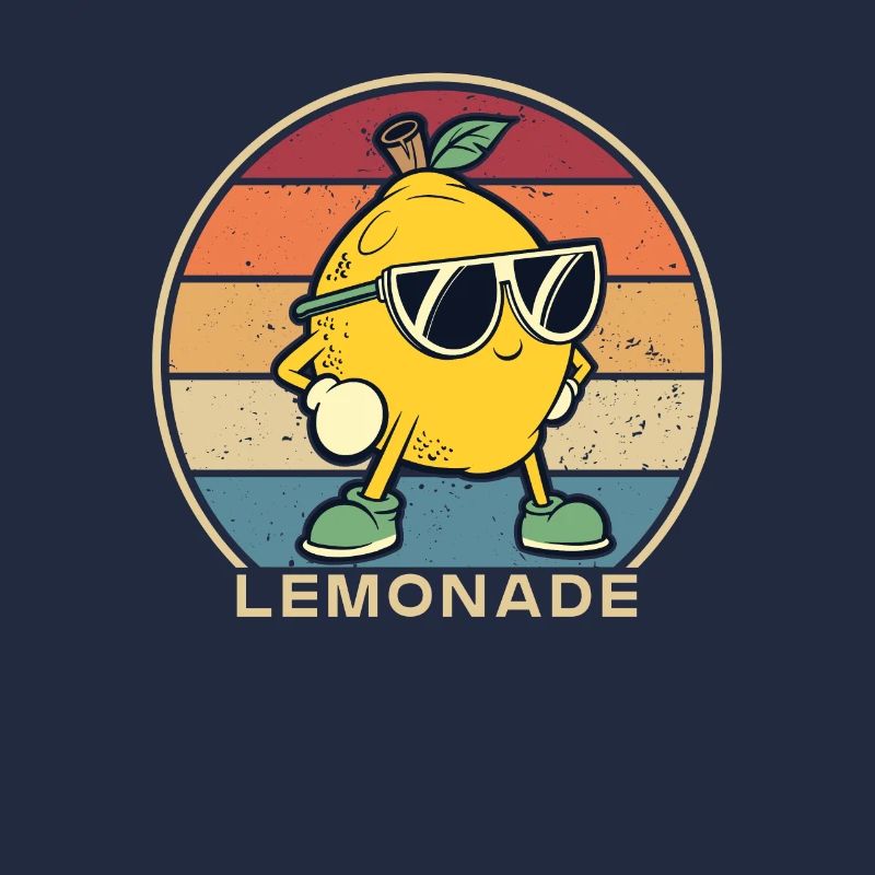 Rétro Limonade Limonade Vendeur Limonade