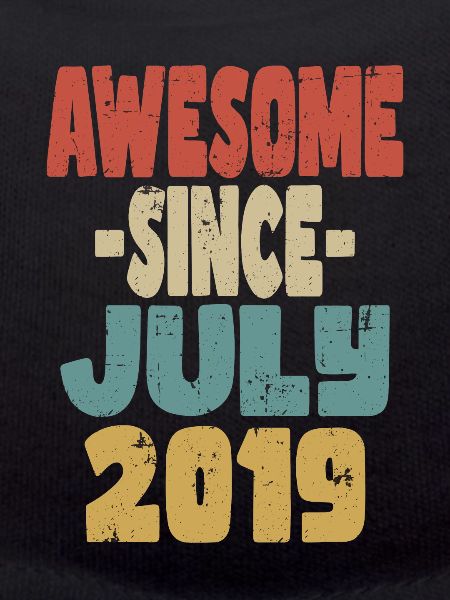 2019 Juillet Anniversaire Rétro