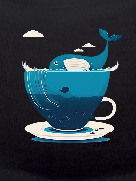 Whale in teacup
