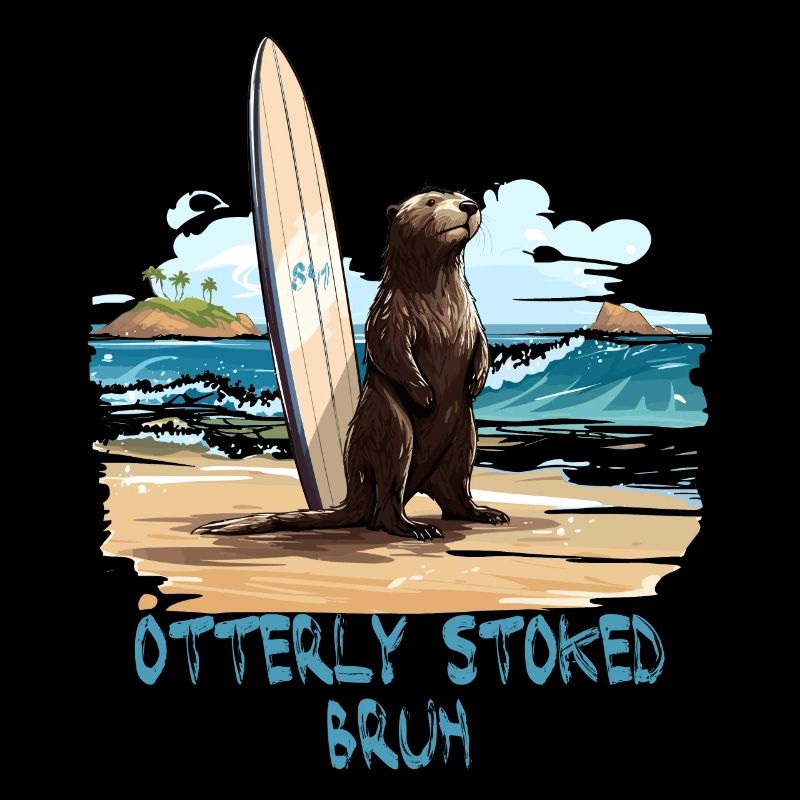 841 Surfender Otter Otterly Stoked Otter 841