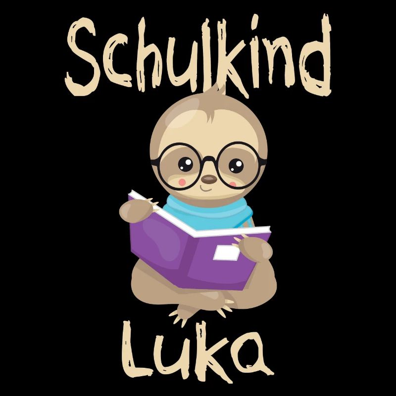 Schulkind Luka Faultier