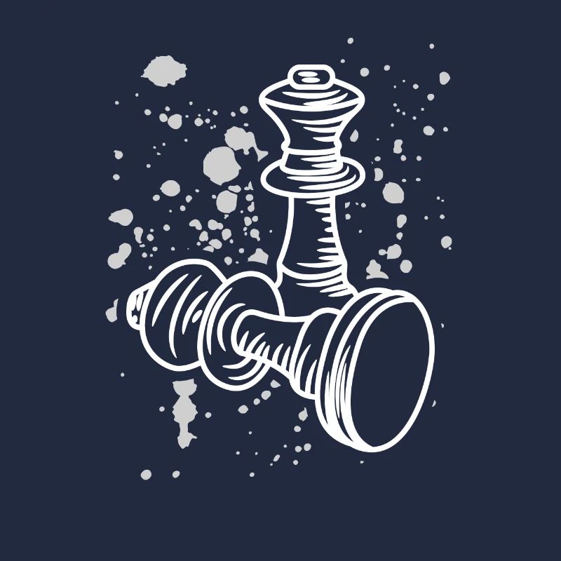 Dessin de pièces d’échecs