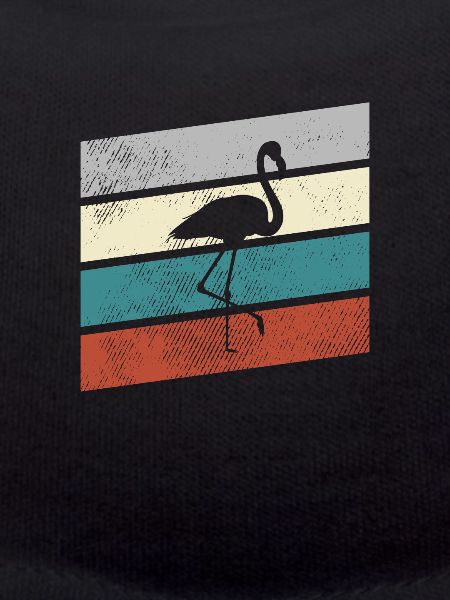 Flamant rose Rétro