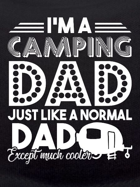 Camping Camping Dad Cooler