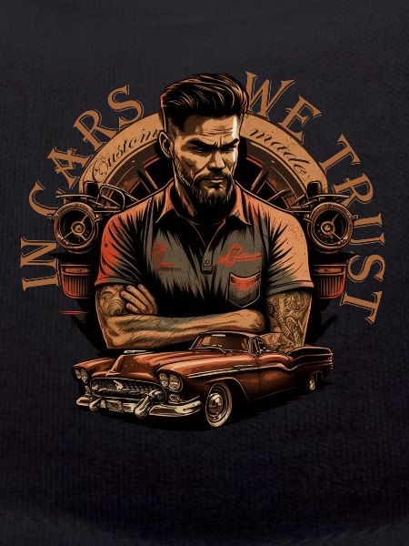 Oldtimer with lettering