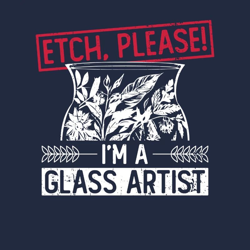 Ätzen, bitte! Ich bin ein Glaskünstler -