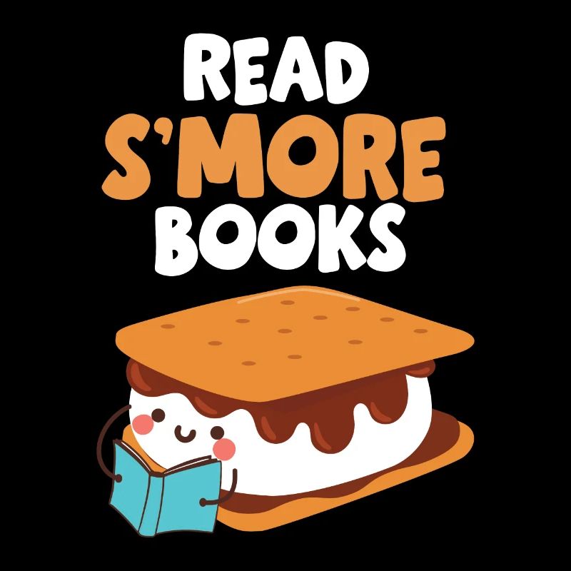 Marshmallow Camping Campfire Funny Read Smore Book