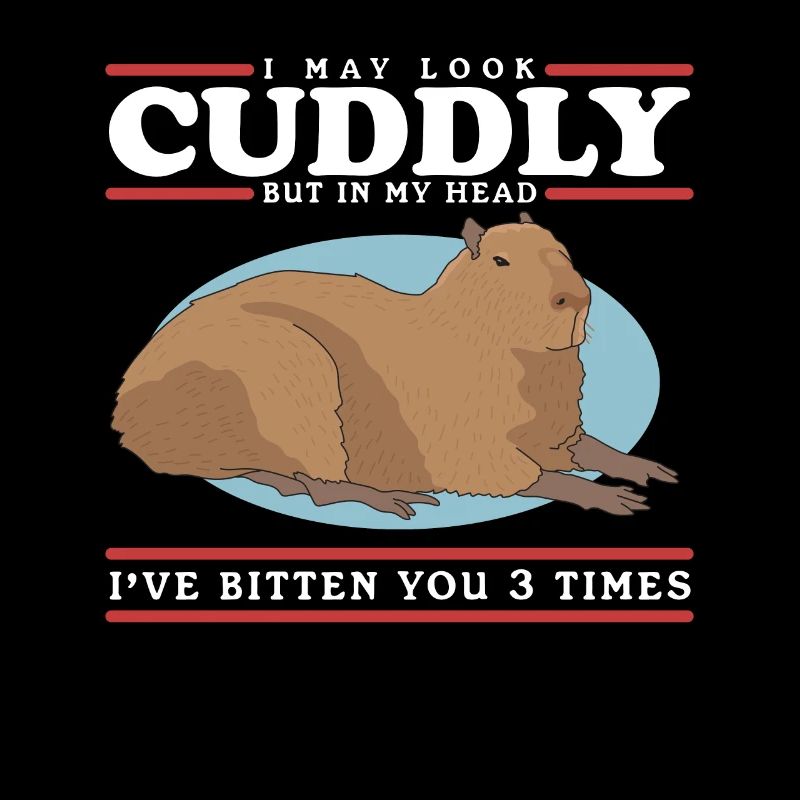 Capybara Wasserschwein Capybaras Geschenk