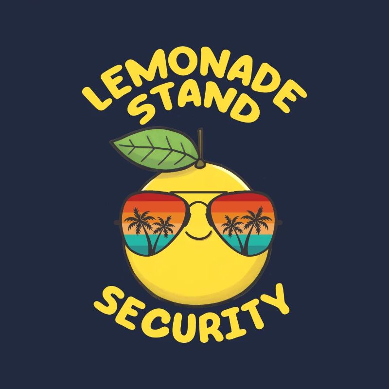 Stand de limonade Sécurité Mignon Citron Été