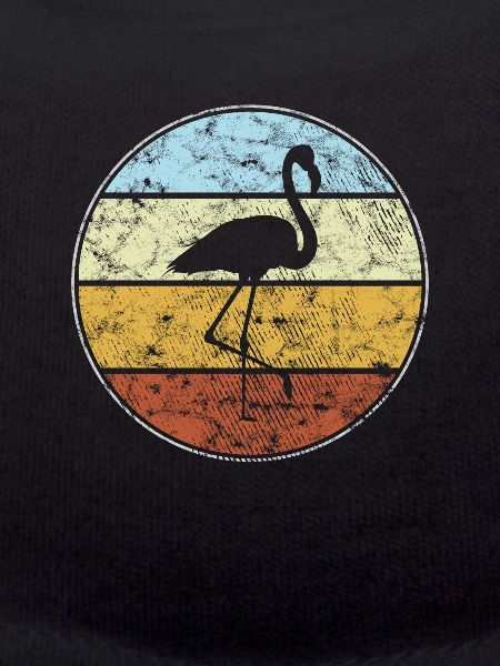 Flamant rose Rétro