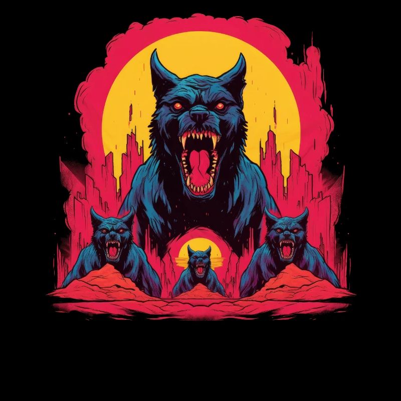 Dog Wolf Werewolf Cerberus Hellhound myth