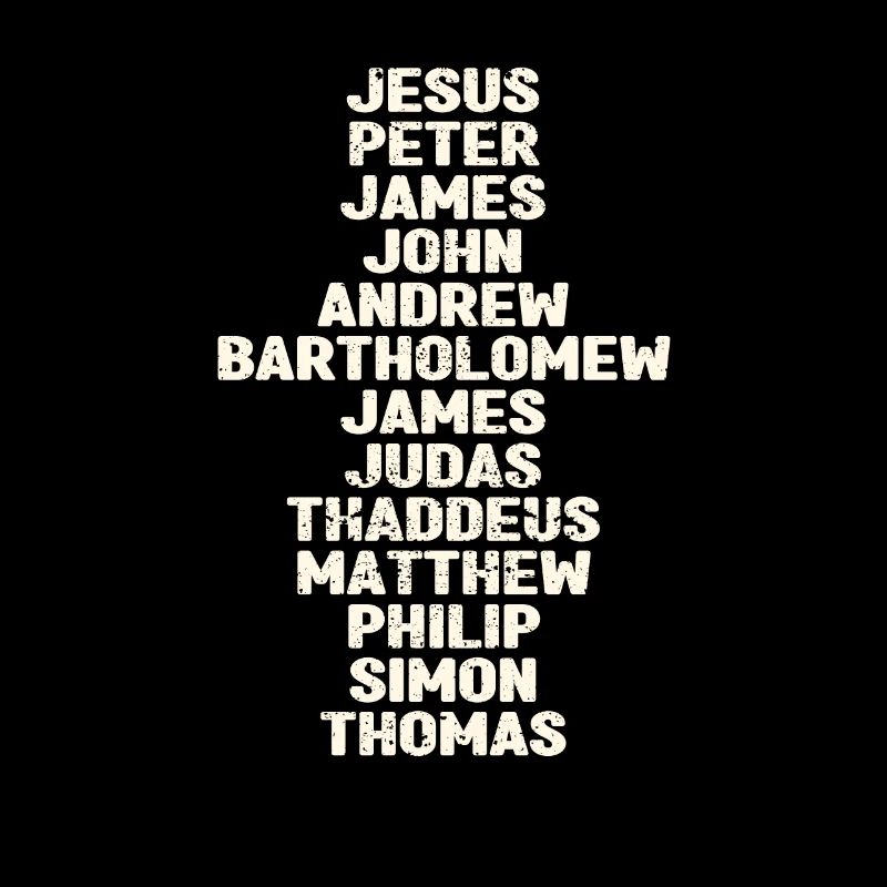 Jesus Christus 12 Apostel Gott Kader Christlich
