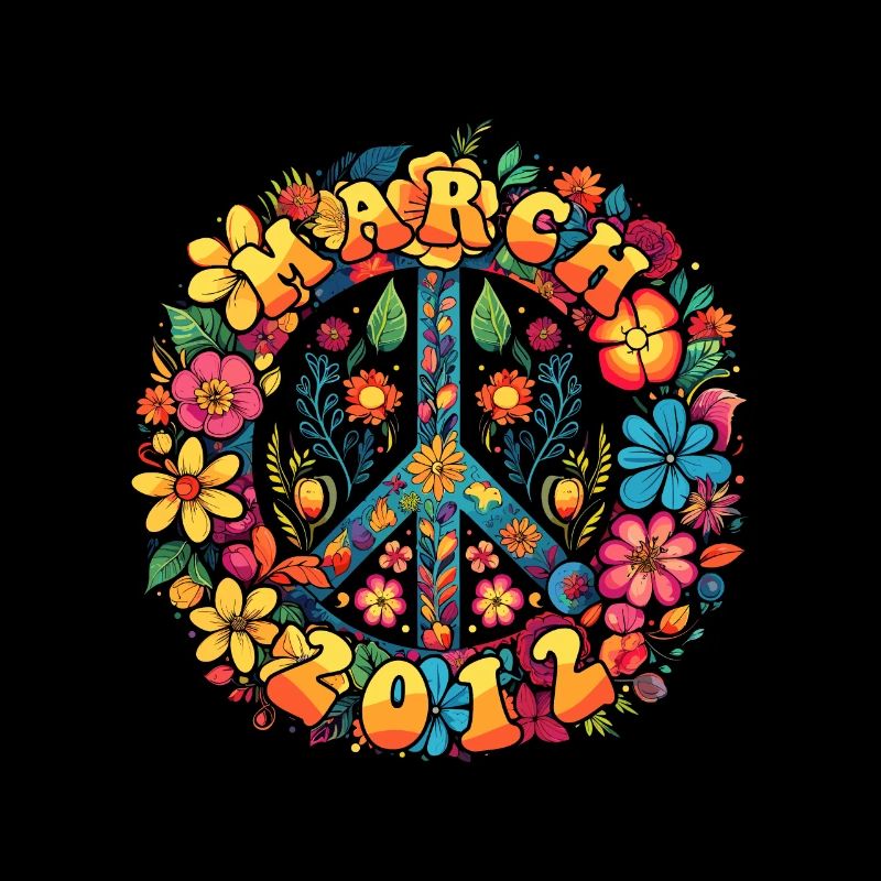 Flower Power Hippie Birthday - Mars 2012