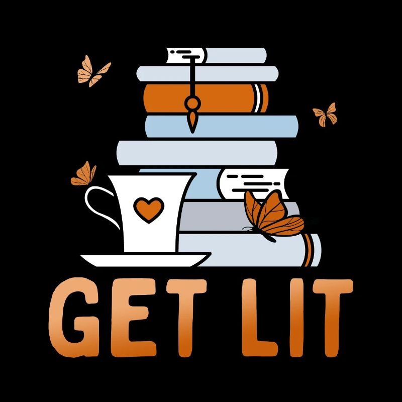 Get Lit Reading Quotes Rat de bibliothèque introverti