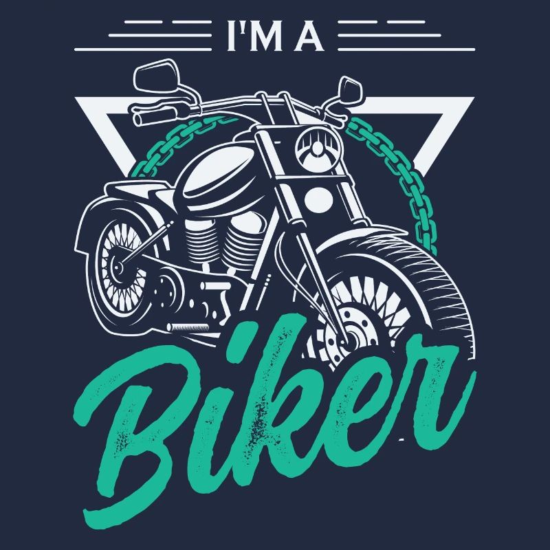 Ich bin ein Motorradfahrer Biker Motorrad Cruisen