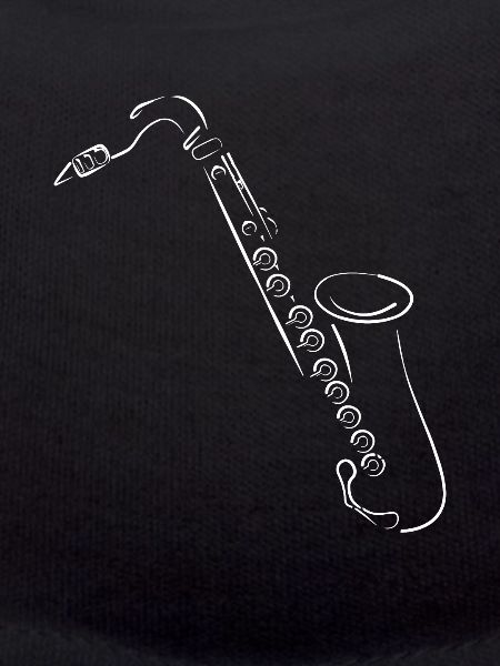 Saxophone Silhouette Drawing Jazz