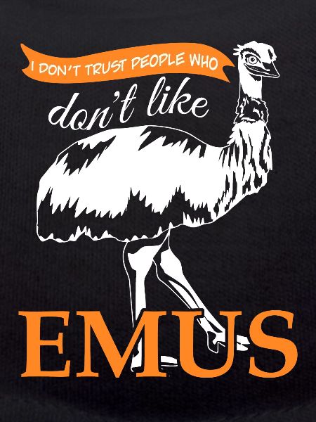 Emus Saying Emu