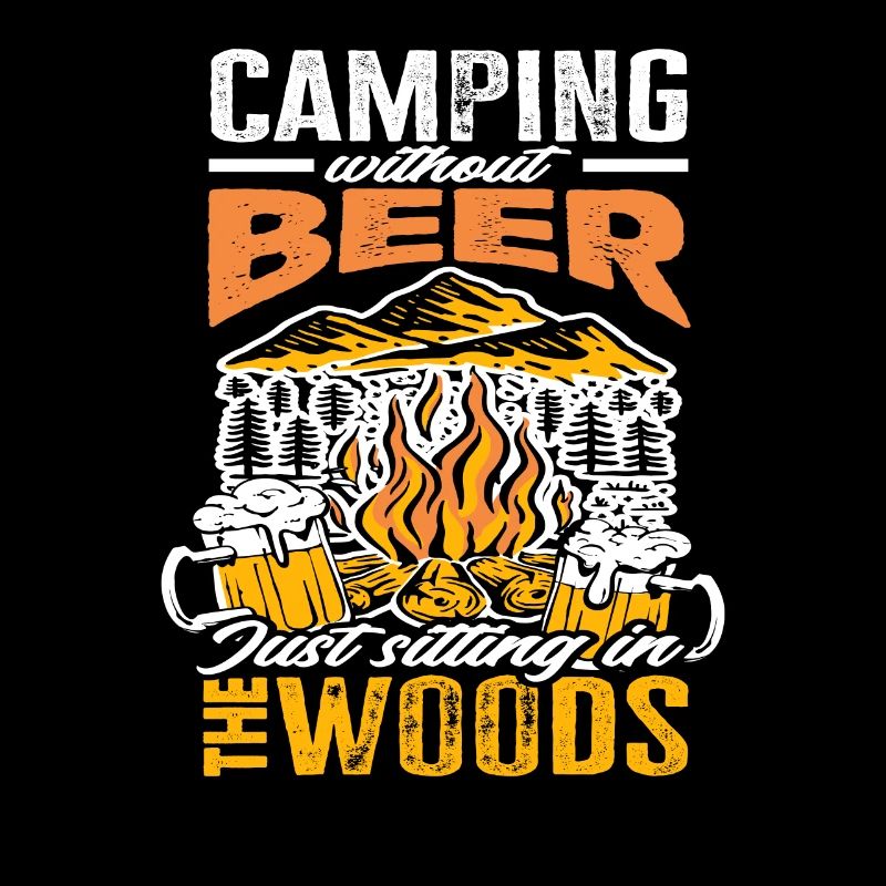 Camping Bier Natur Camper Zelten Zelt